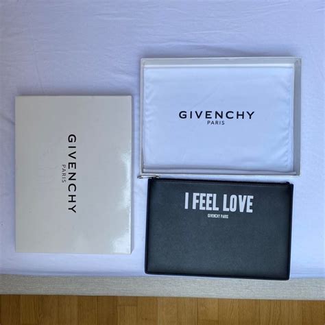 givenchy i feel love clutch|“I Feel Love” Givenchy Paris Clutch/Zip Pouch. .